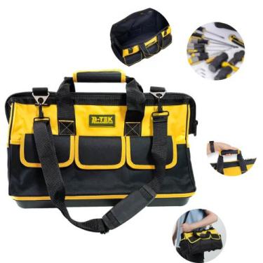 Imagem de Bolsa de Ferramentas em Oxford Alça de Ombro Base Rígida 16 Bolsos e Z