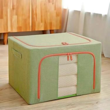 Imagem de Caixa Organizadora De Roupas Multiuso Dobrável - VERDE