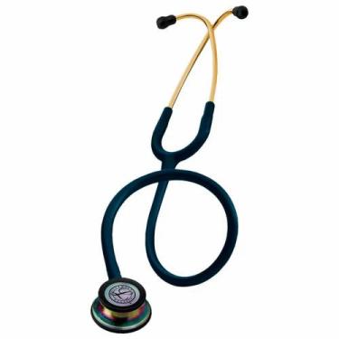 Imagem de Estetoscópio Littmann Classic III - Azul Caribe com Rainbow 5807