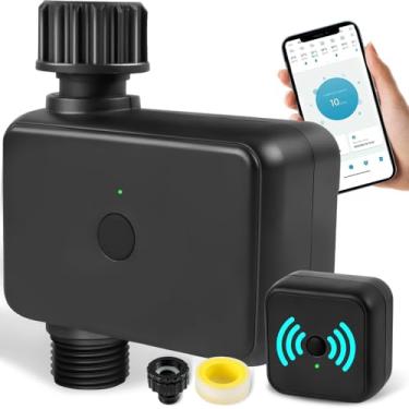 Imagem de Temporizador Irrigação, Temporizador de água WiFi/Bluetooth, Temporizador de Irrigação Inteligente, Temporizador Irrigação controlados por APP com Programação digital, Função ECO