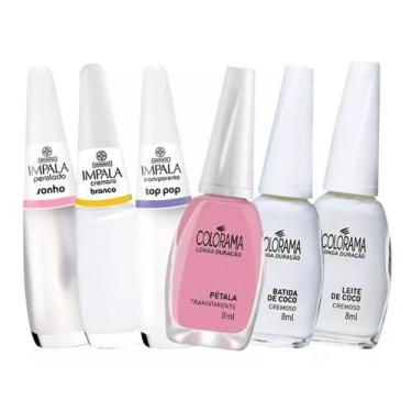 Imagem de Kit Esmalte Francesinha Impala E Colorama C/6