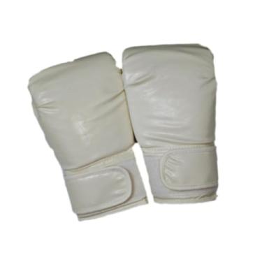 Imagem de YIJU Luvas de boxe Protetores Pu Karate Sparring luvas Guardas para o treino de concorrência profissional de kickboxing Sagrando bolsa pesada, Criança Branca