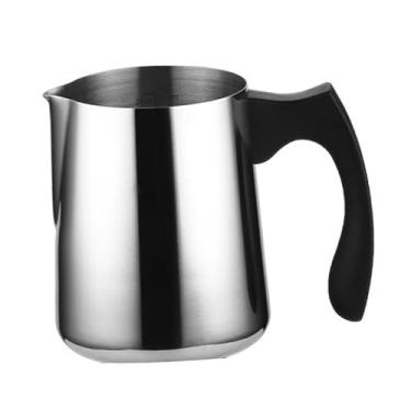 Imagem de Bothyi Espresso Latte Arte Copo arremessador jarro expresso peças de máquina baristas ferramenta capa à prova de vazamento Cappuccino Coffee, 600ml