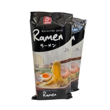 Imagem de Kit com 2 Macarrão Ramen (Lamen) Alfa 500g