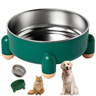 Imagem de Comedouro Elevado Gato Cao Cachorro Tigela Removivel Raçao Animal de E