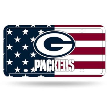Imagem de Rico Industries Etiqueta de metal NFL Football Green Bay Packers