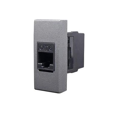Imagem de Tomada RJ45 Cat 6E Grafite Inova Pro Class Alumbra