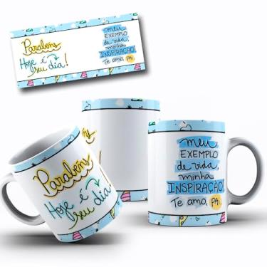 Imagem de Caneca de Porcelana Personalizada Aniversário Com Frases Engraçadas e Divertidas (Parabéns hoje é o seu dia)