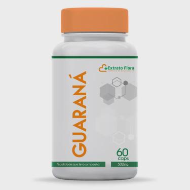 Imagem de Guaraná 500mg 60 Cápsulas