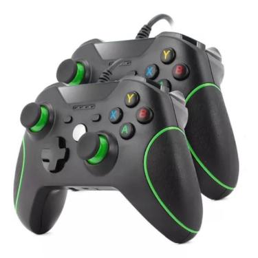 Imagem de 2 Controle Compatível Xbox-One Manete Com Fio Alta Precisão