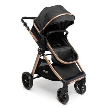 Imagem de Carrinho de Bebê Moisés Romanzo 0 a 15kg - Infanti, Preto Bronze