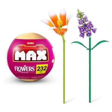 Imagem de Blocos de Montar Max Premium Flowers - Lírio 232 pçs