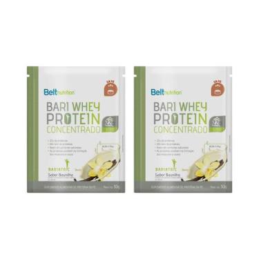 Imagem de Kit 2 Belt Bari Whey Protein Concentrado Baunilha 30g Sach  - Belt Nut