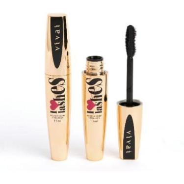 Imagem de Máscara para Cílios I Love Lashes, Volume Intenso, Preta - Vivai