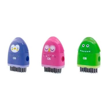 Imagem de Apontador com Depósito + Borracha + Vassourinha Cis Criatc