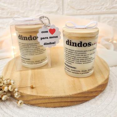 Imagem de presente para madrinha de batismo VELA PERFUMADA 70G CX DE A - Bia art
