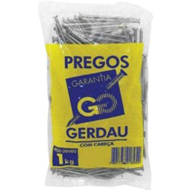 Imagem de Prego C/ Cabeça 16 X 24 MM - 1 Kg - Gerdau Aços Longos - Gerdau Aços L