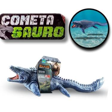 Imagem de Dinossauro Mosassauro Gigante Em Vinil Macio 46 Cm - Cometa