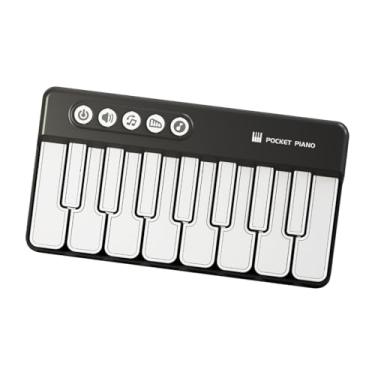 Imagem de Generic Piano de bolso leve, animais, teclado de piano, brinquedo, resistente, fácil de usar, teclado de piano eletrônico para aniversários, ano novo, , Preto