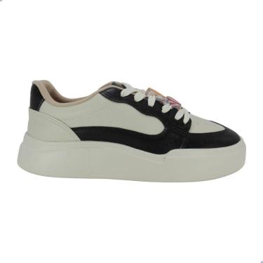 Imagem de Tênis Feminino Moleca Casual Floather Branco Off