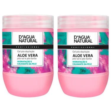 Imagem de Kit 2 Unidades Gel Pós-Depilação Dagua Natural Aloe Vera Pós-Sol e Pós