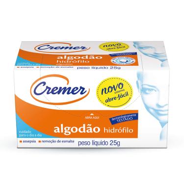 Imagem de Algodão Hidrófilo Cremer 25g