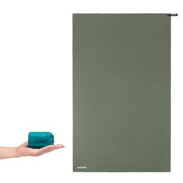 Imagem de windhike Naturehike Toalha de praia leve e macia, toalhas absorventes macias ao ar livre, toalha de banho de secagem rápida para praia, banho, piscina de viagem, academia, ioga (verde oliva)