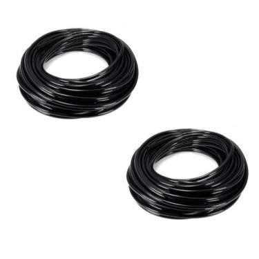 Imagem de Microtubo Mangueira Pvc Irrigação 5x7 mm Rolo 100m Kit 2 - Agrojet