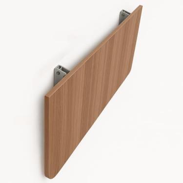 Imagem de Escrivaninha de Parede Mesa Dobrável Amadeirada Prateleira Suspensa Mesa P Cozinha Quarto Banheiro Sala 120CM 100CM 90CM(100cm)