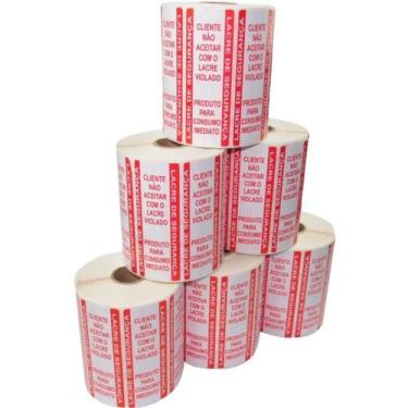 Imagem de Lacre Marmitex Ifood Delivery Kit 3.000 Unidades - AutoColante