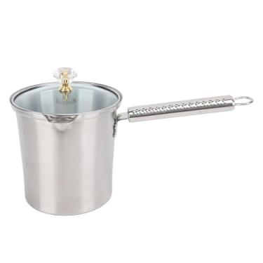 Imagem de Jarra de leite jarra de aço inoxidável Longa alça longa de grande capacidade 700 ml Multifuncional jarro de caça de leite para chá de café Fazendo o restaurante Home Cafe Use Uso