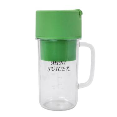 Imagem de Mini Liquidificador Portátil, 500ml, Bateria USB 1200mAh, Lâminas em Aço Inox, Verde