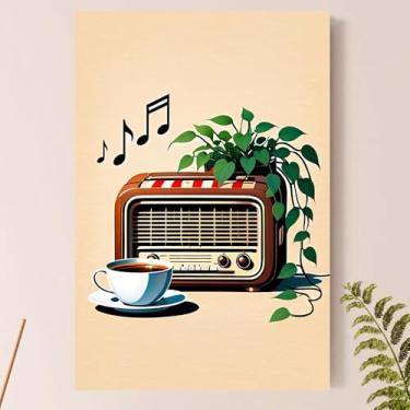 Imagem de Placa Quadro Decorativo - Radio Vintage