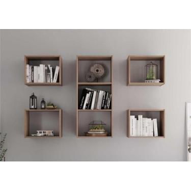 Imagem de Kit Nichos 7 Compartimento Canada Affara - CASA H