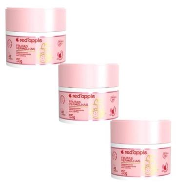 Imagem de Kit 3 Desodorante Em Creme Frutas Vermelhas 55G - Red Apple