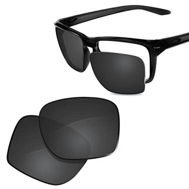 Imagem de Glintbay Lentes de óculos de sol de substituição 100% precisas para Oakley Sylas OO9448 57 mm - preto avançado polarizado