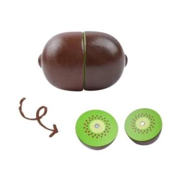 Imagem de Brinquedo Educativo De Cozinha De Faz De Conta Com Frutas E Vegetais D