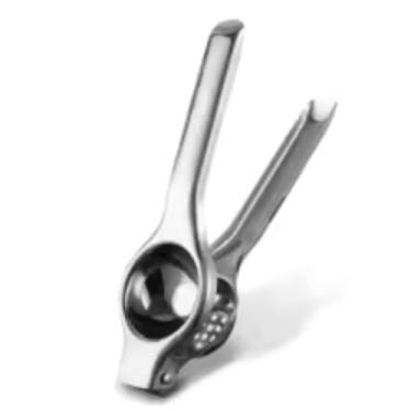 Imagem de Espremedor Manual de Limão em Aço Inox, 20cm x 6,6cm