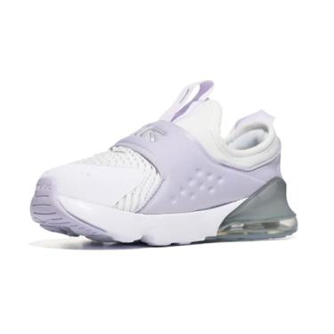 Imagem de Nike Free RN 2018 Tênis de corrida masculino, Branco/prata metálico/violeta puro, 8 Toddler