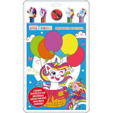 Imagem de Livro - Prancheta Divertida Floresta Encantada - Unicórnio