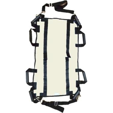 Imagem de Eslinga De Transferência Para Serviço Pesado Para Movimento, Cinto De Transferência De Paciente Com Alças Para Levantar, Girar, Sentar-se, Lavável, Reutilizável, Para Inco, White