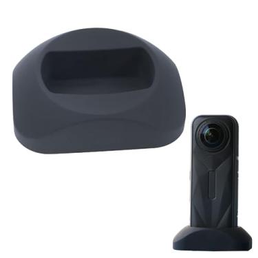Imagem de PCTC Suporte de mesa antiderrapante de silicone para Insta360 X5 ONE X5, leve e compacto, acessórios X5 (silicone preto)