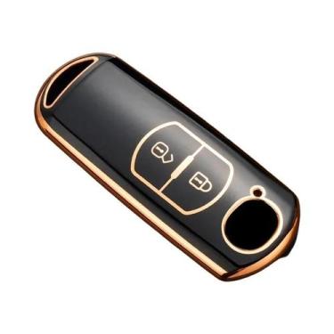 Imagem de Capa De Chaveiro Para Chave De Carro Mazda TPU Flip Key Case Shell Fob