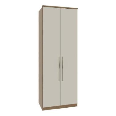 Imagem de Guarda Roupa Modulado 02 Portas 234cm Setiba - Móveis Rimo, Carvalho/P