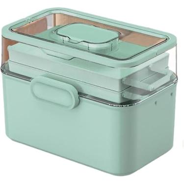 Imagem de Organizador De Frasco De Comprimidos,organizador De Frasco De Medicamento,caixa De Armazenamento De Medicamentos,armazenamento De Organizador De Medicamentos,organizador De Medicamento, Blue, M