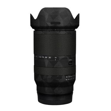 Imagem de Adesivo de lente de câmera para Tamron 18-300 mm F3.5-6.3 adequado para Sony Mount Macro Coat Wraps Film Protector Vinyl Decal Skin 18 300 (Triângulo Preto)