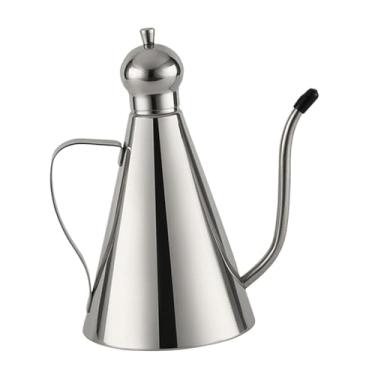 Imagem de AFXGUSD Pote de óleo, Jarra, Multiuso, Calibre Grande, à Prova de Ferrugem, Leve, Recipiente de Graxa para Camping, Cozinha, Vinho, Mesa, Restaurante, 1000ml