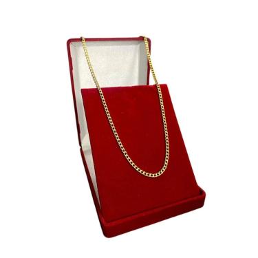 Imagem de Cordão Feminino Pitbull 3Mm - Banhado A Ouro 18K