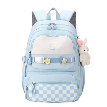 Imagem de Mochila escolar TYHOTULY Cute for Girls Kawaii Bookbag Blue