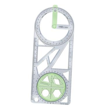 Imagem de Generic Régua geométrica, estêncil de medição, modelo de desenho, réguas de desenho, réguas para escritório para escrita, Style a